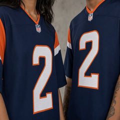 Denver Broncos Patrick Surtain II Navy Game Jersey - 4