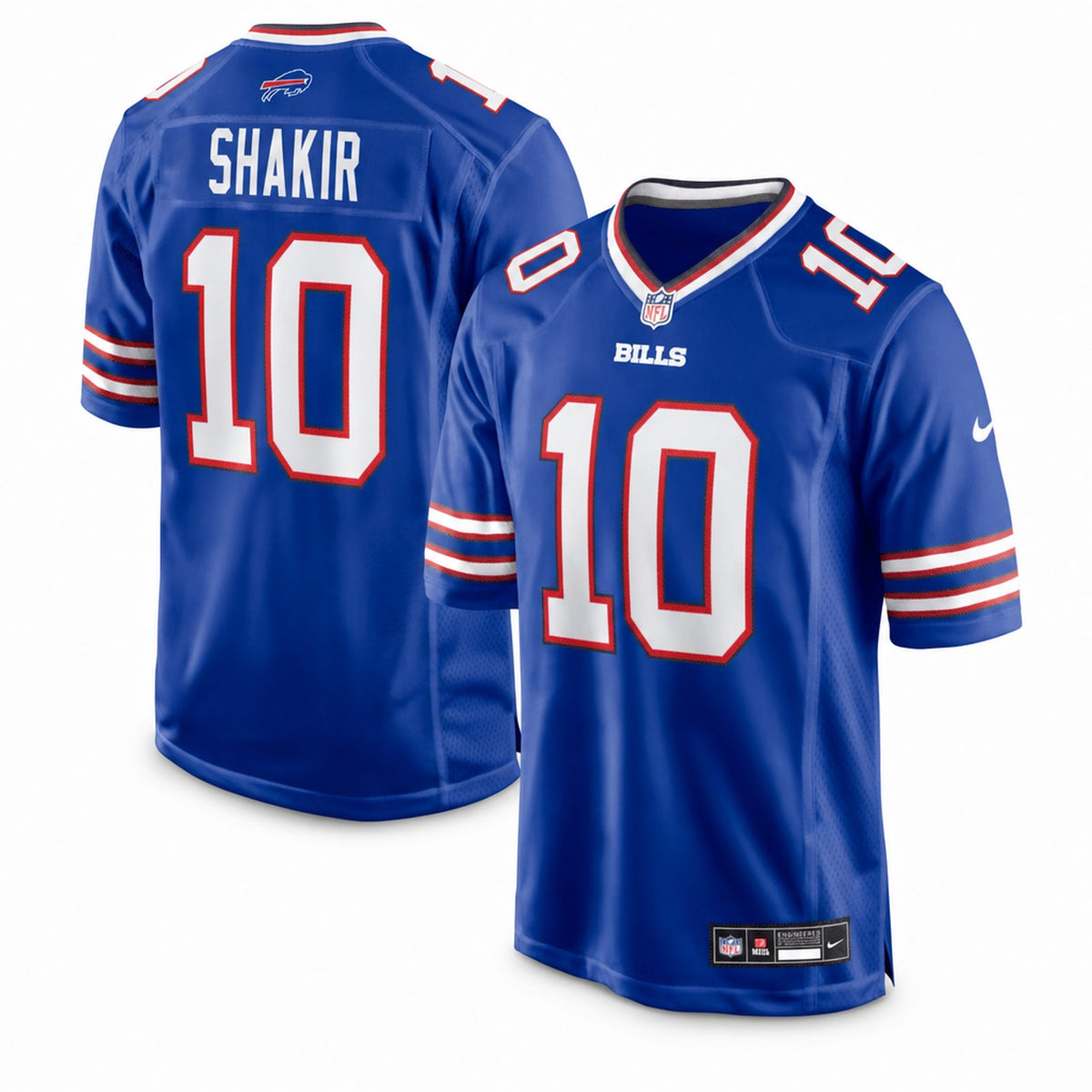 Buffalo Bills Khalil Shakir Men's Game Jersey - 1