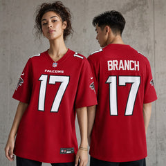 Atlanta Falcons Zachariah Branch Team Game Jersey - 2
