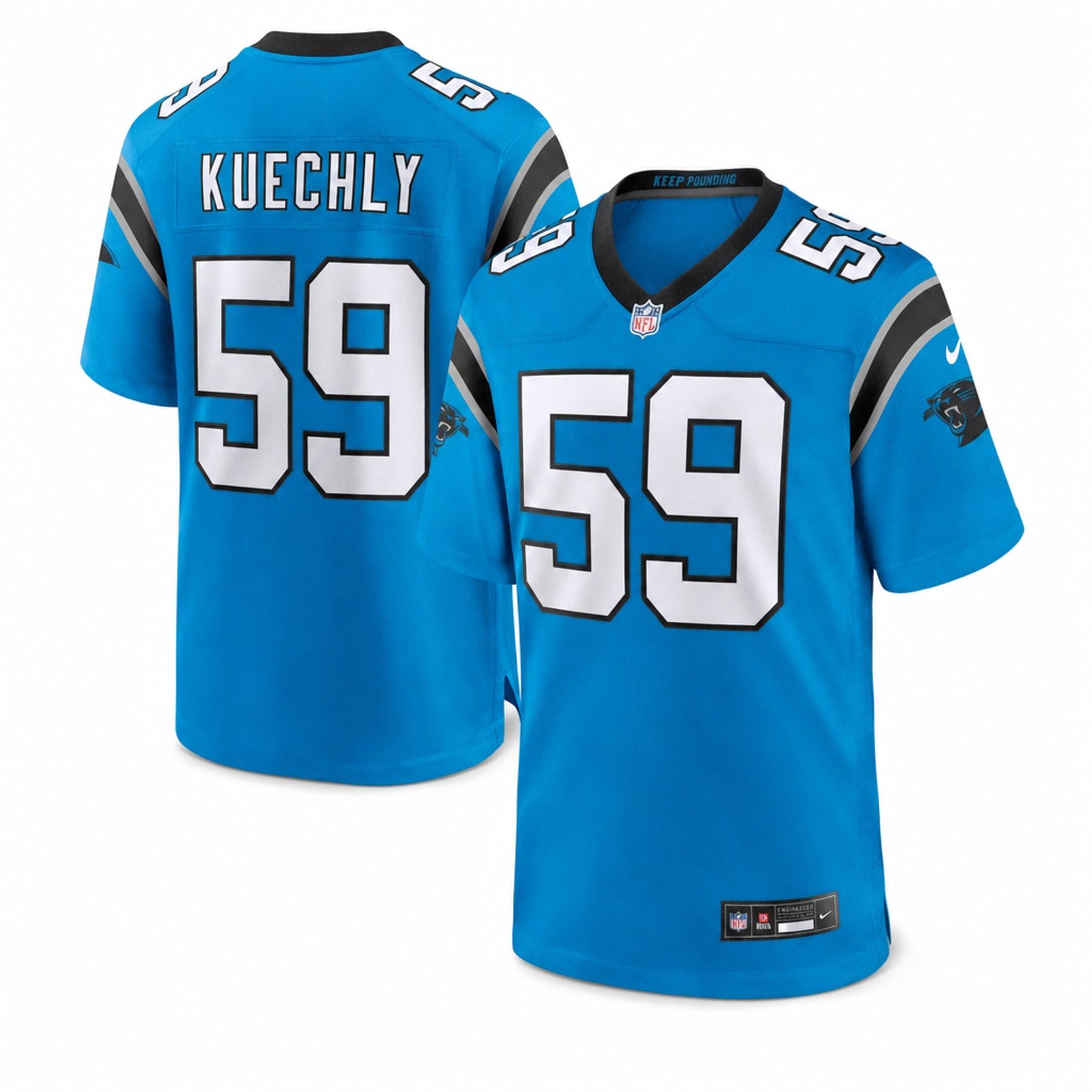 Carolina Panthers Luke Kuechly Alternate Game Jersey - 1