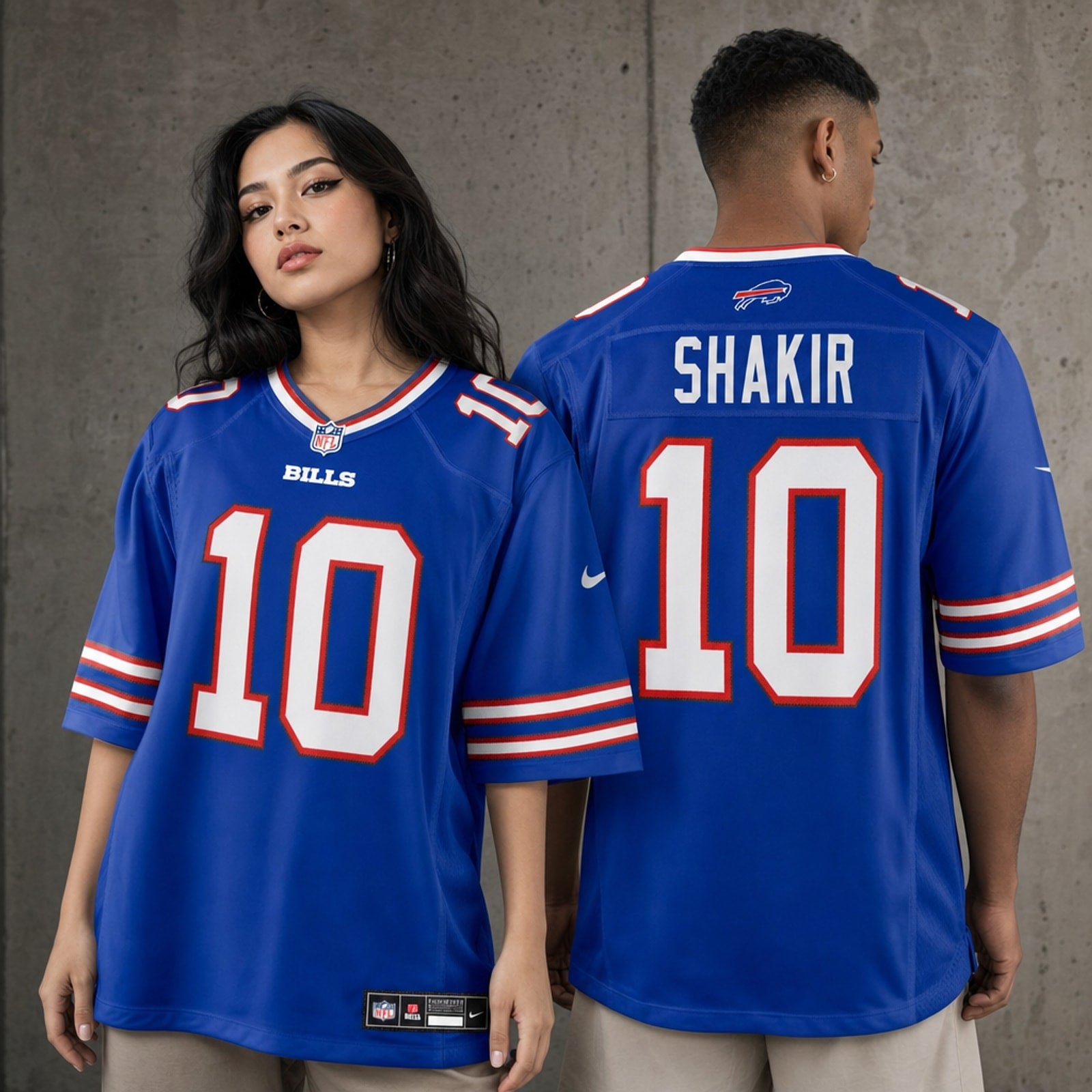 Buffalo Bills Khalil Shakir Men's Game Jersey - 2
