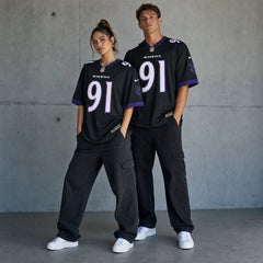 Baltimore Ravens Trey Hendrickson Black Alternate Game Jersey - 3