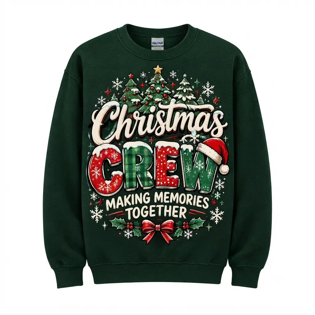 Christmas Crew Making Memories Together Christmas Sweater – Funny Holiday Sweatshirt