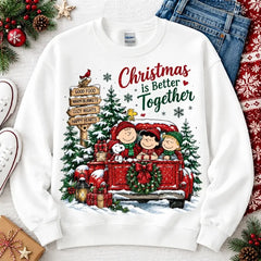 Christmas Is Better Together Christmas Sweater – Funny Holiday Sweatshirt