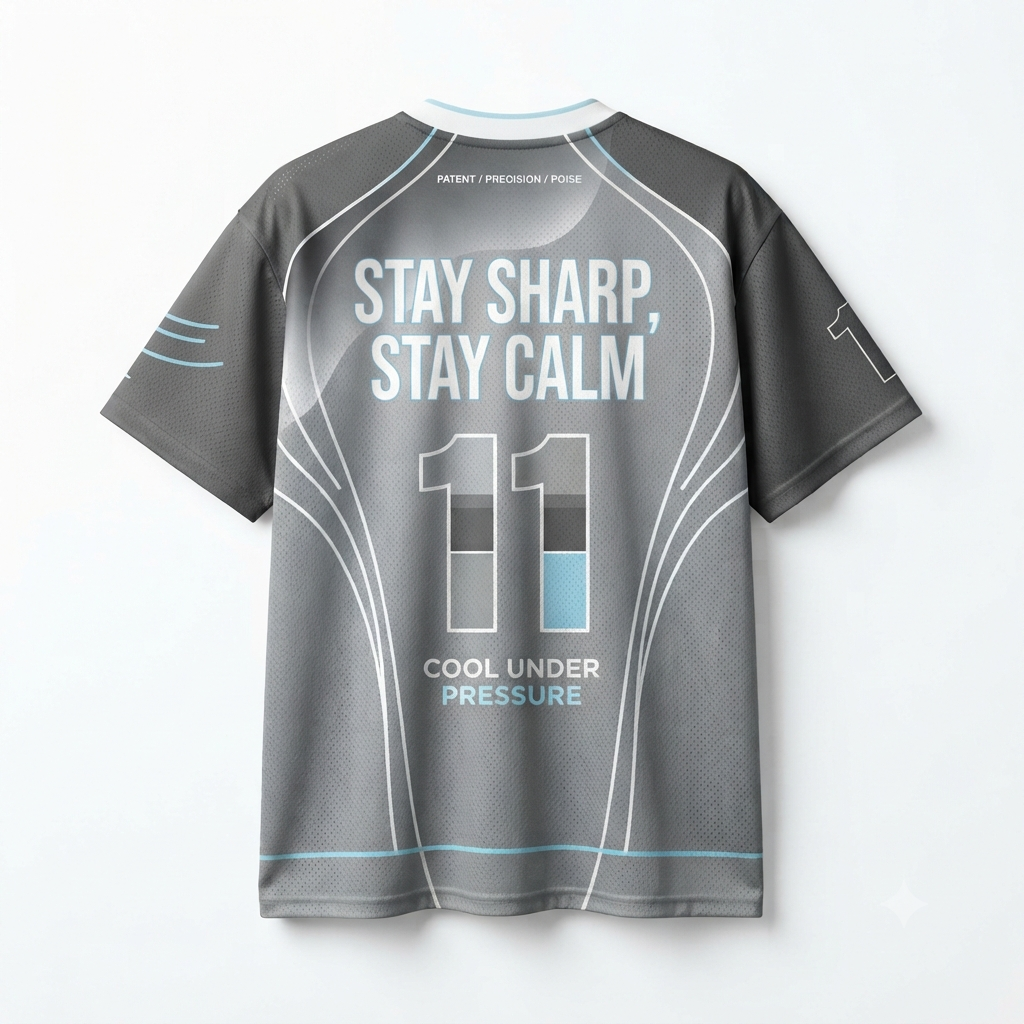 Cool Under Pressure Mesh Jersey Inspired by Air Jordan 11 Cool Grey Jersey