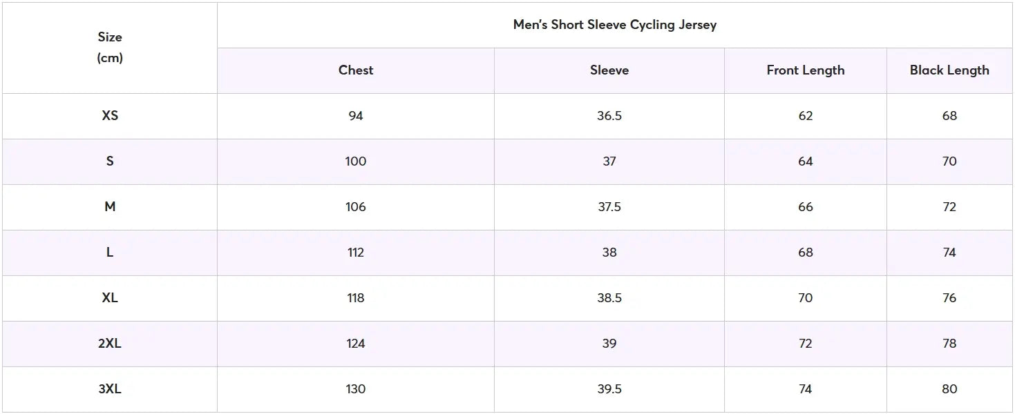 Men's Cycling Jersey Short Sleeve - Quick-Dry Road Bike Shirt 3 Rear Pockets MCJSS3497