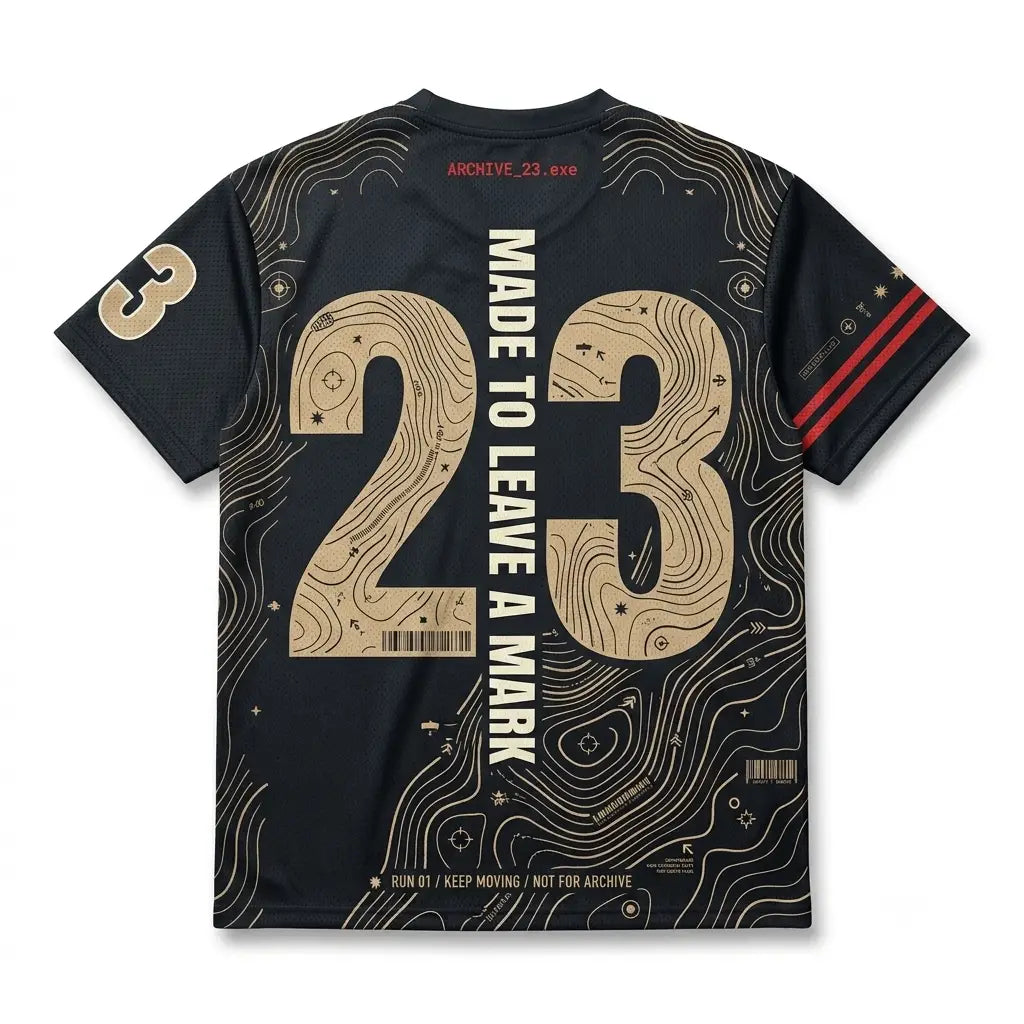 Archive Mesh Football Jersey Inspired by Air Jordan 1 Laser Jersey