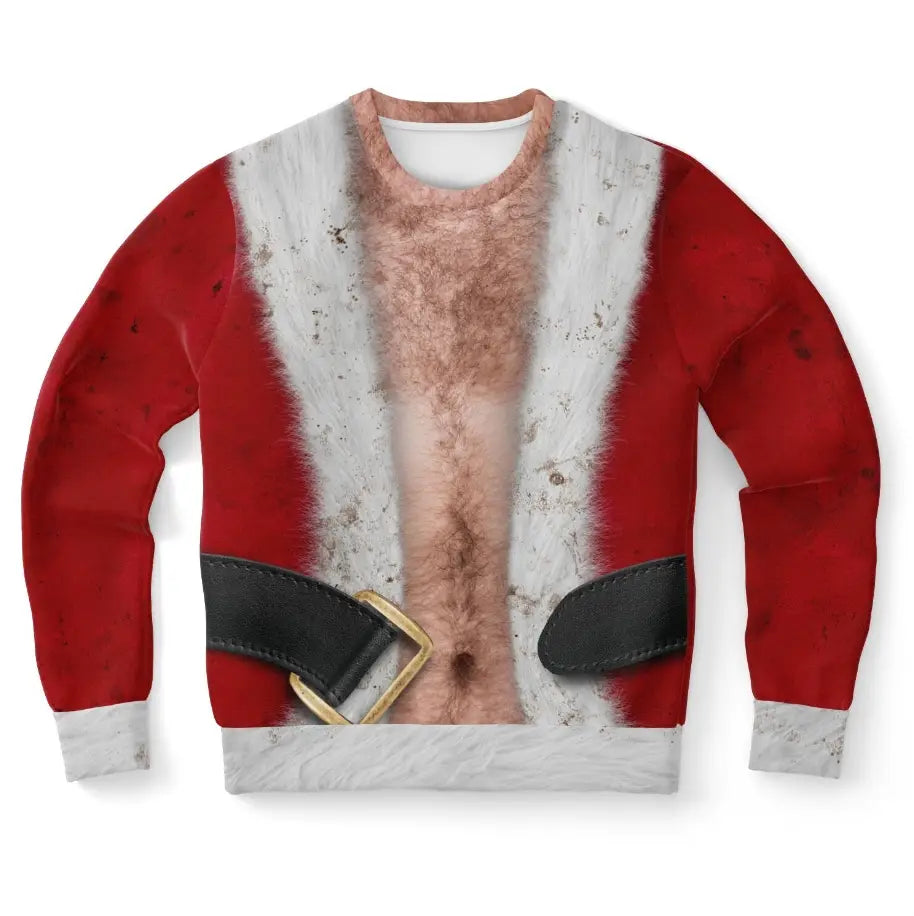 Bad Santa - Caucasian Ugly Christmas Sweater