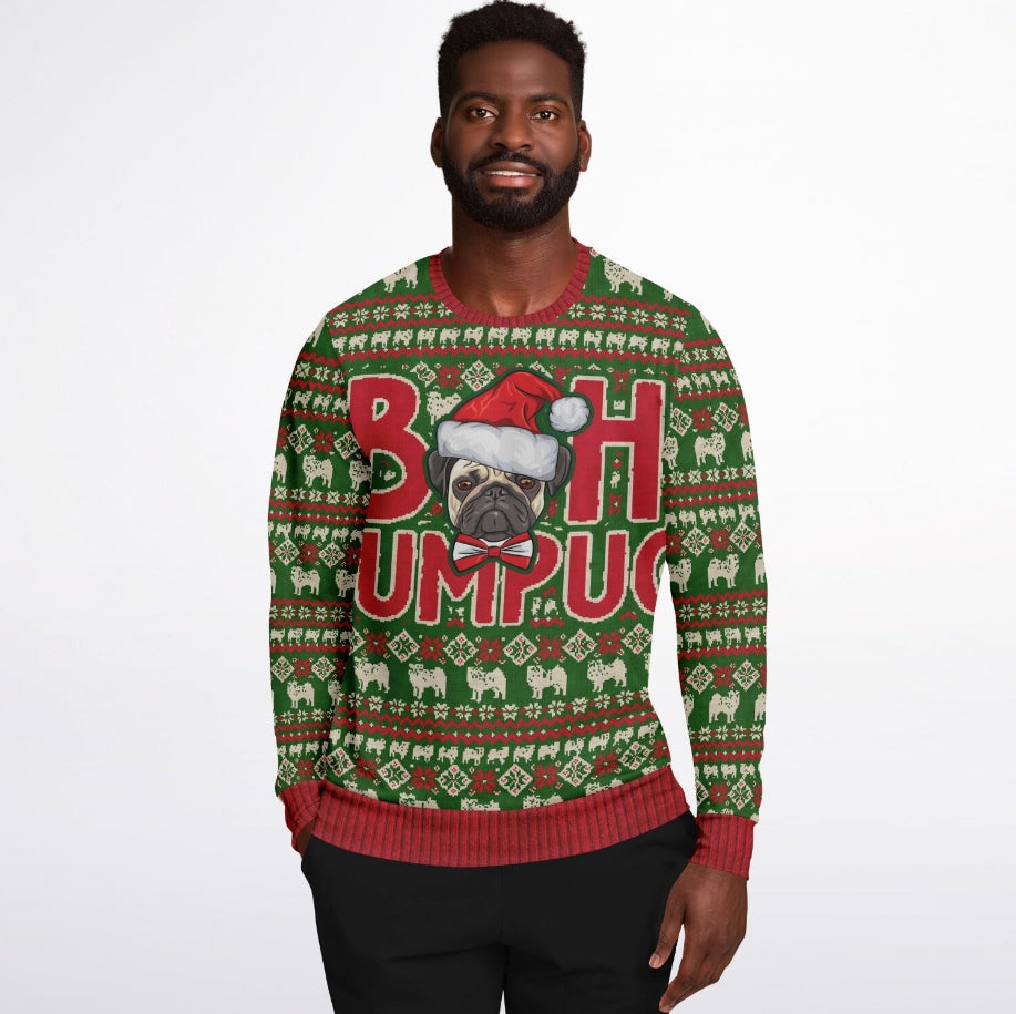 Bah Humpug Christmas Sweater – Funny Ugly Holiday Sweatshirt