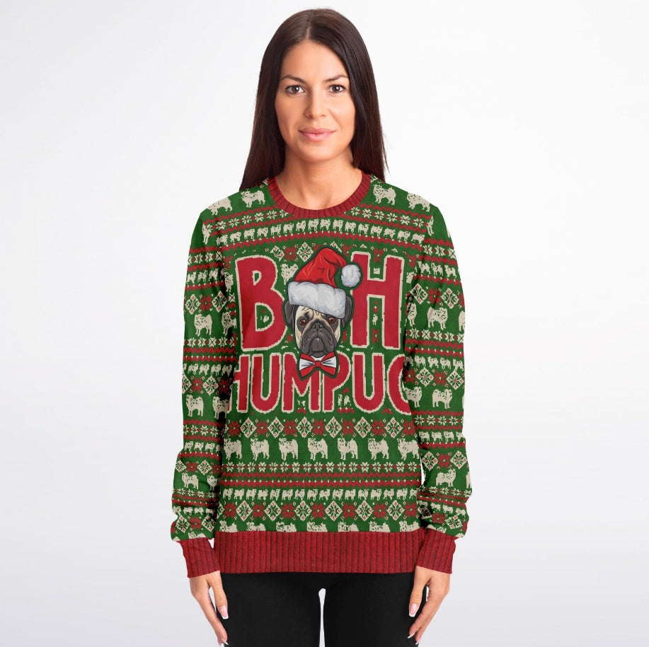 Bah Humpug Christmas Sweater – Funny Ugly Holiday Sweatshirt