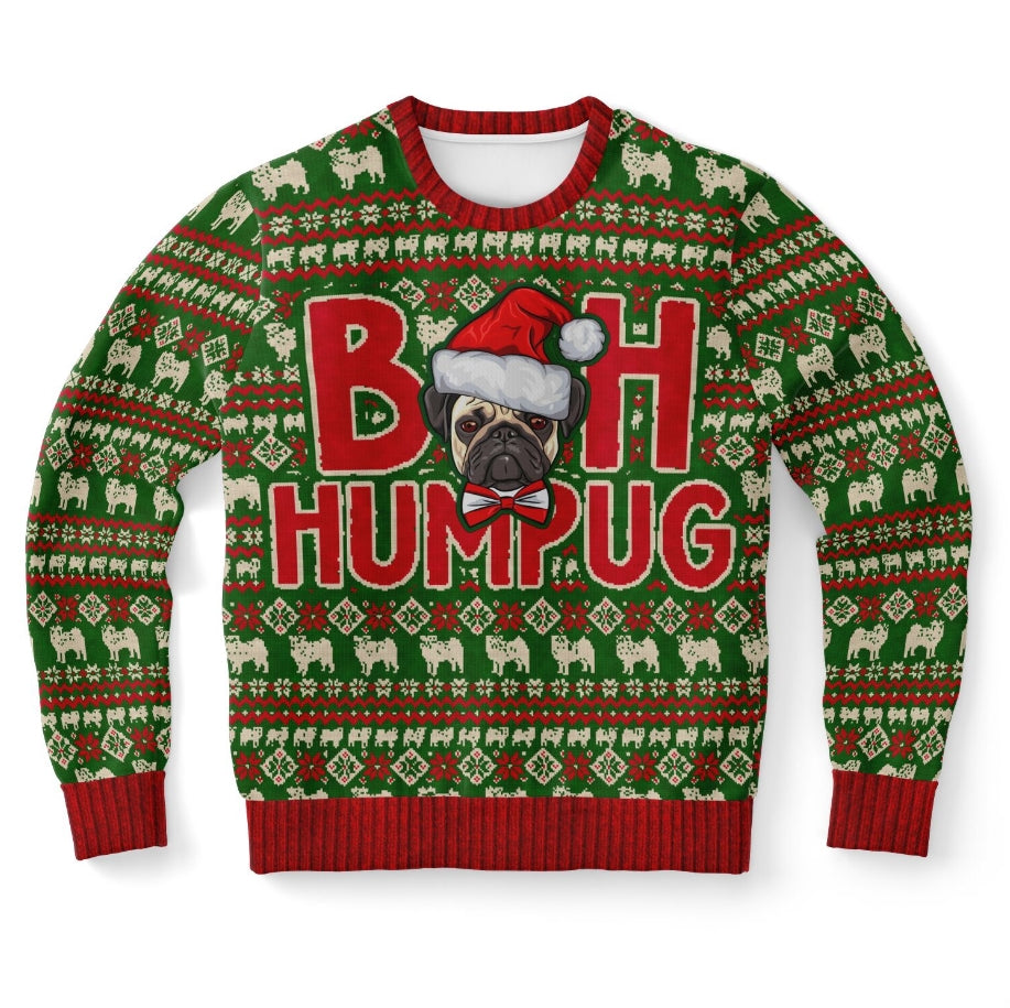 Bah Humpug Christmas Sweater – Funny Ugly Holiday Sweatshirt