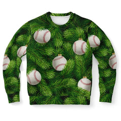 Baseball Tree Christmas Sweater
