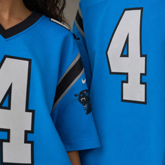 Carolina Panthers Tetairoa McMillan Blue Alternate Game Jersey - 4