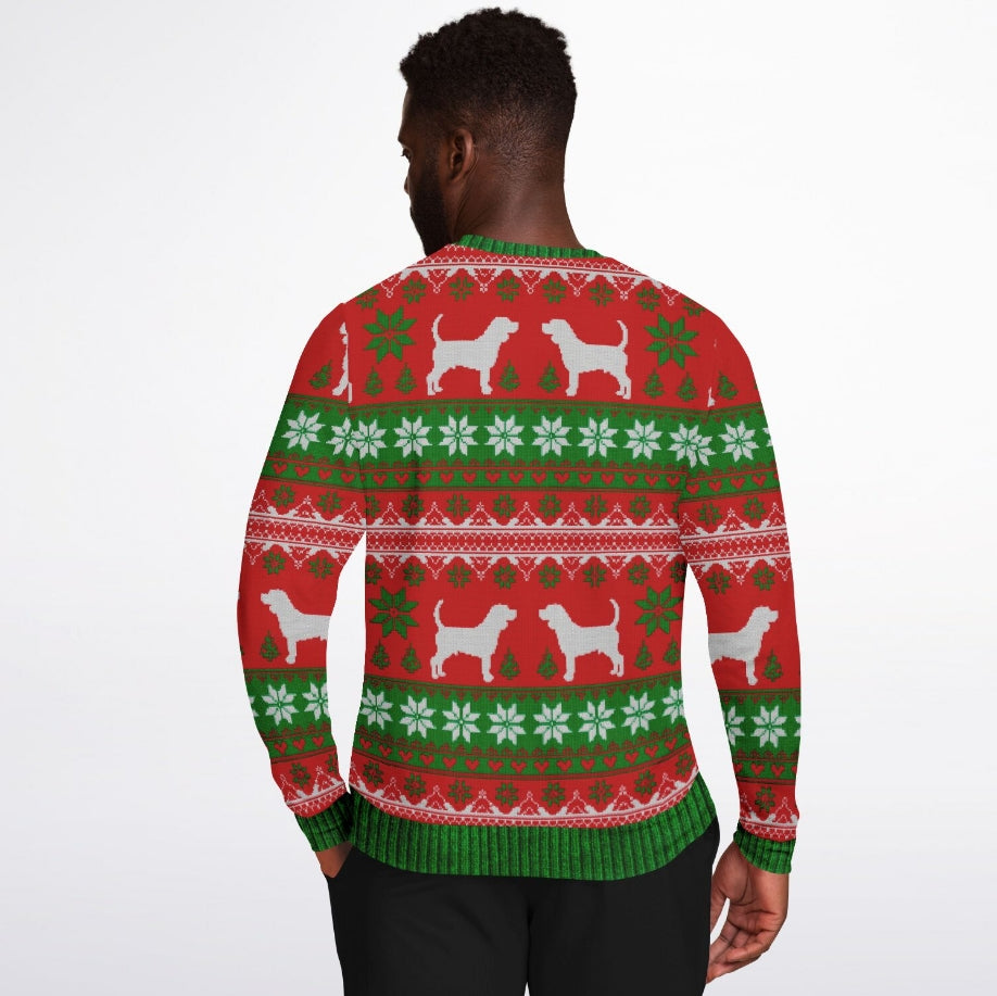 Beagle Bells Christmas Sweater – Funny Ugly Holiday Sweatshirt