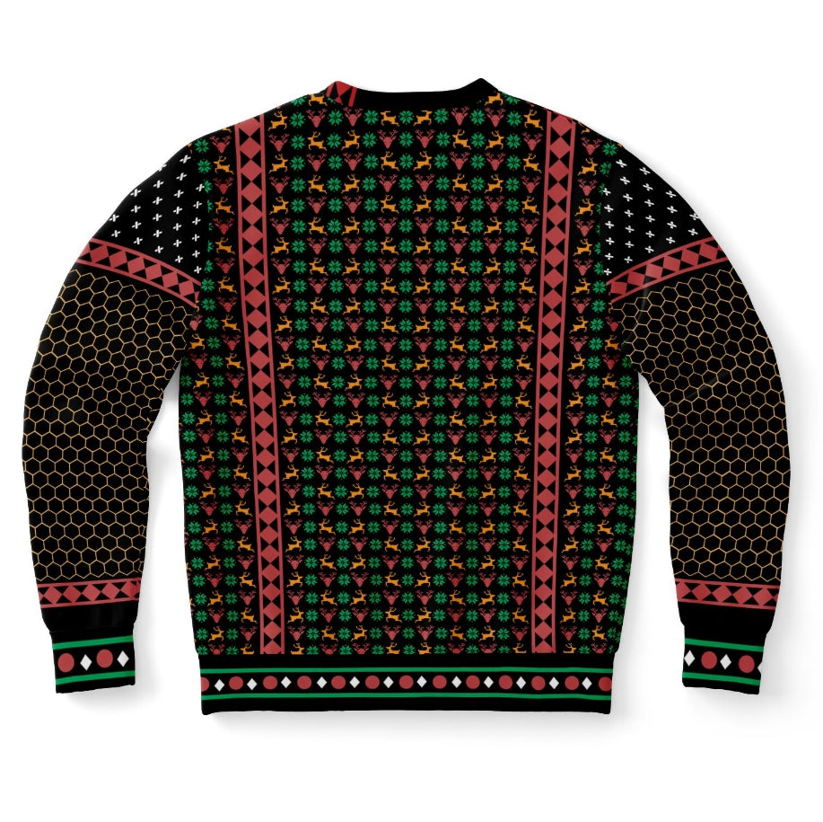 Bee Merry Christmas Sweater – Funny Ugly Holiday Sweatshirt