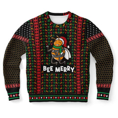 Bee Merry Christmas Sweater – Funny Ugly Holiday Sweatshirt