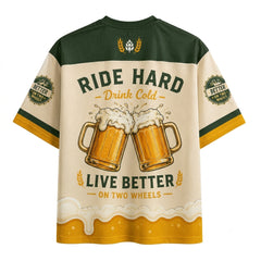 Bike & Beer Vintage Cycling Mesh Jersey