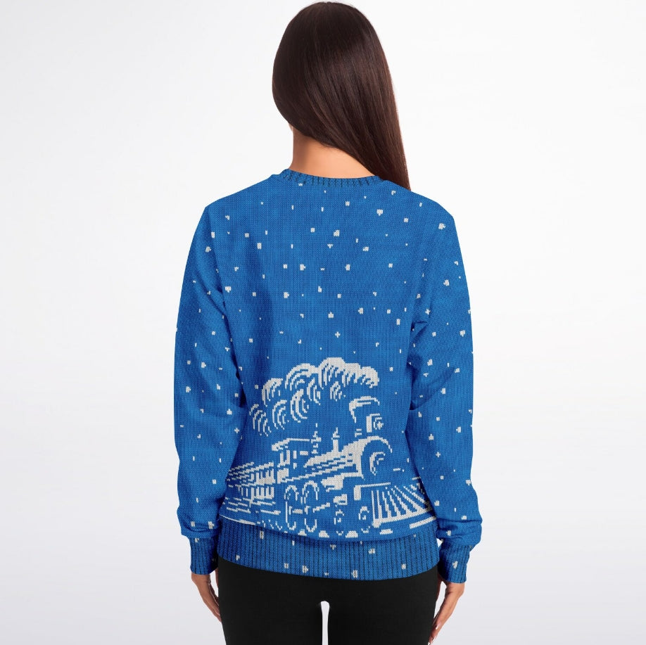 Bipolar Express Christmas Sweater – Funny Ugly Holiday Sweatshirt