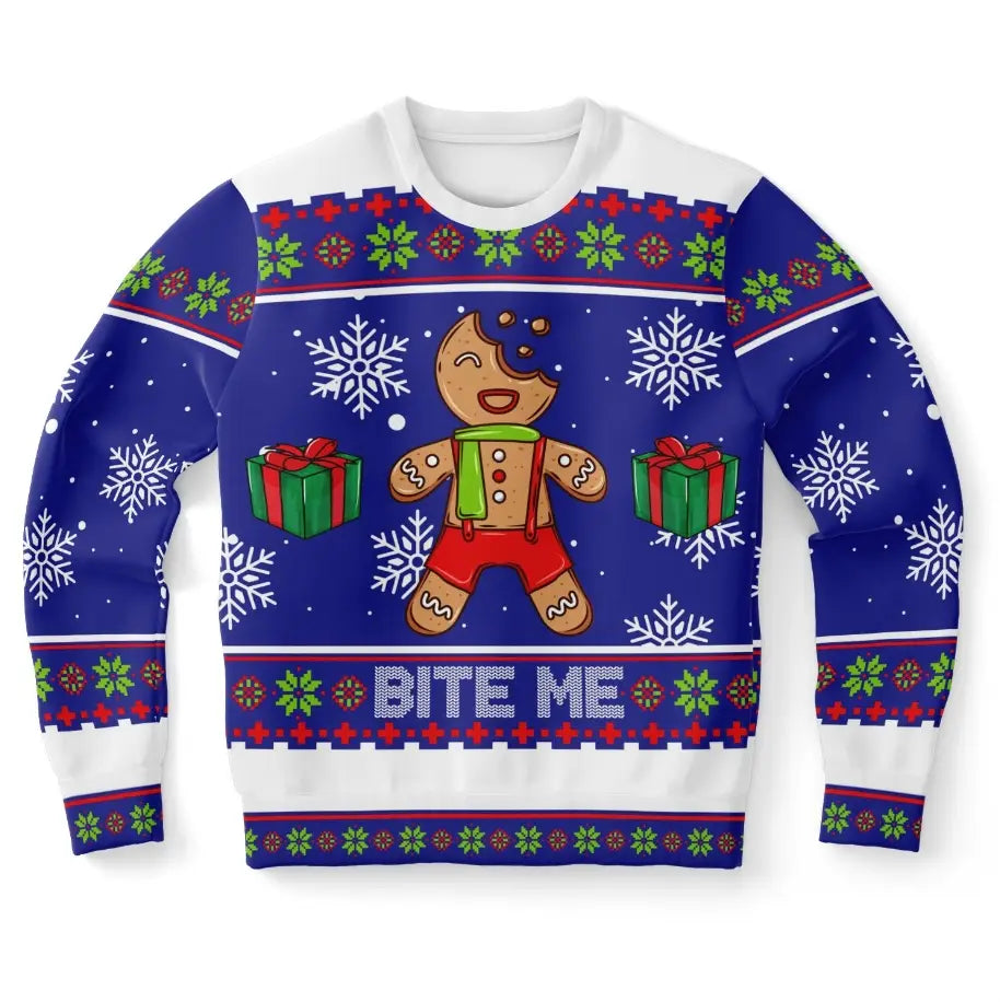 Bite Me Ugly Christmas Sweater