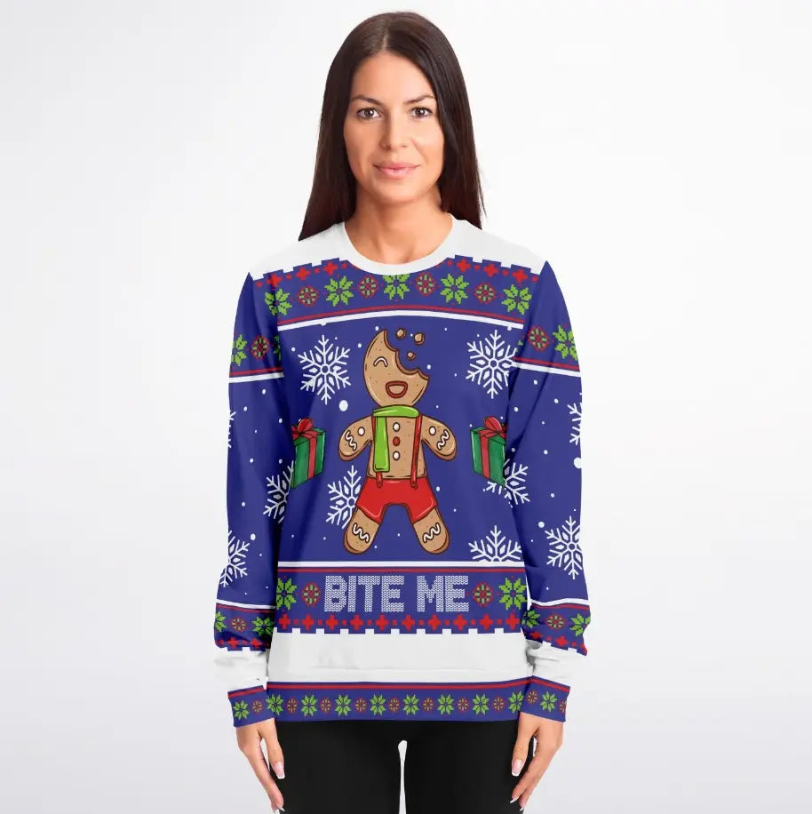 Bite Me Ugly Christmas Sweater