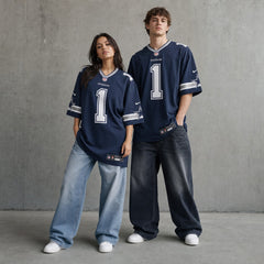 Dallas Cowboys Number 1 Dad Game Jersey - 3