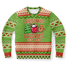 Christmas Calories Don’t Count Ugly Christmas Sweater