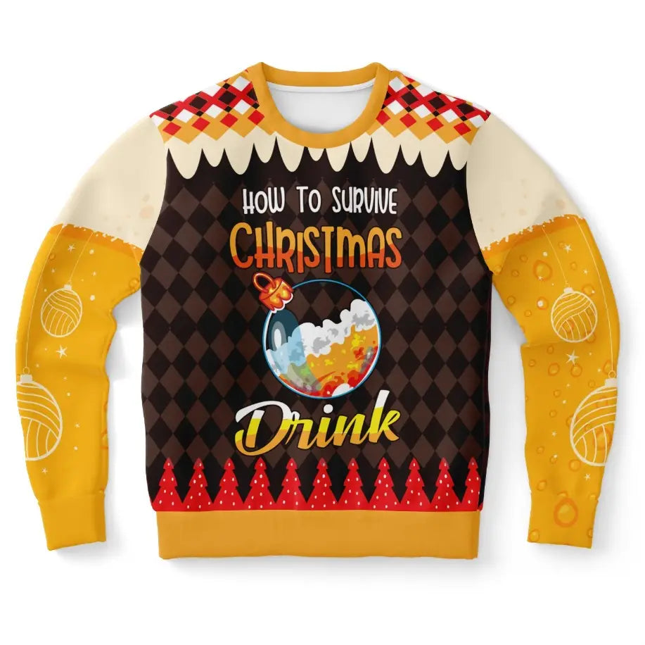 How to Survive Christmas: Drink Ugly Christmas Sweater