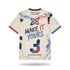 Color Outside The Lines Mesh Jersey Matching Air Jordan Wmns 3 Retro Sports Renaissance Jersey