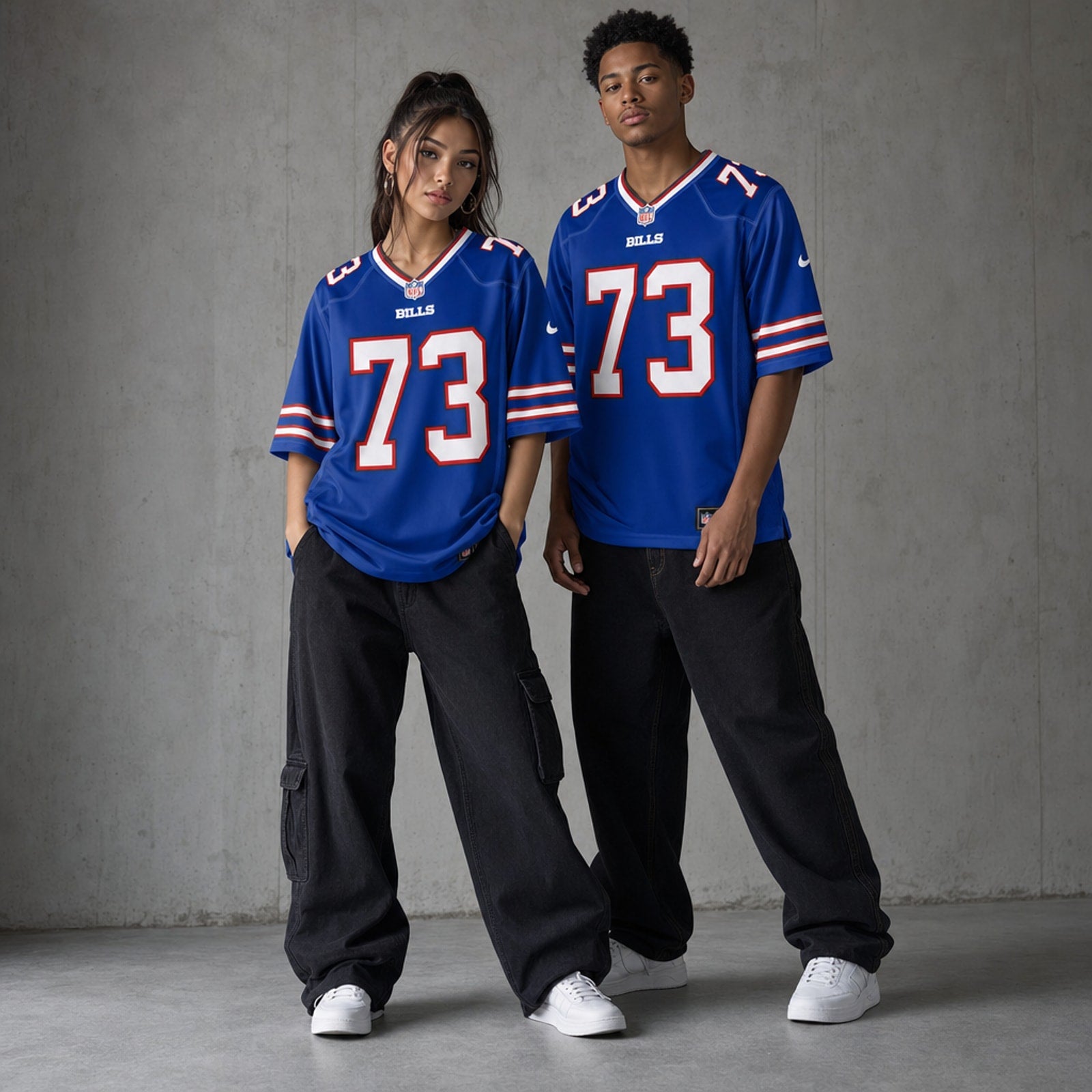 Buffalo Bills Dion Dawkins Game Jersey Loose Fit - 3