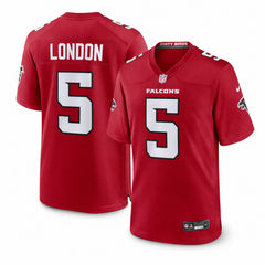 Atlanta Falcons Drake London Red Game Jersey - 1