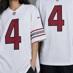 Arizona Cardinals Jeremiyah Love White Game Player Jersey - 4