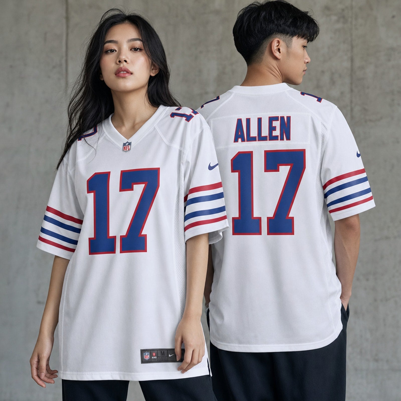 Josh Allen Buffalo Bills Polyester Alternate Game Jersey - 2