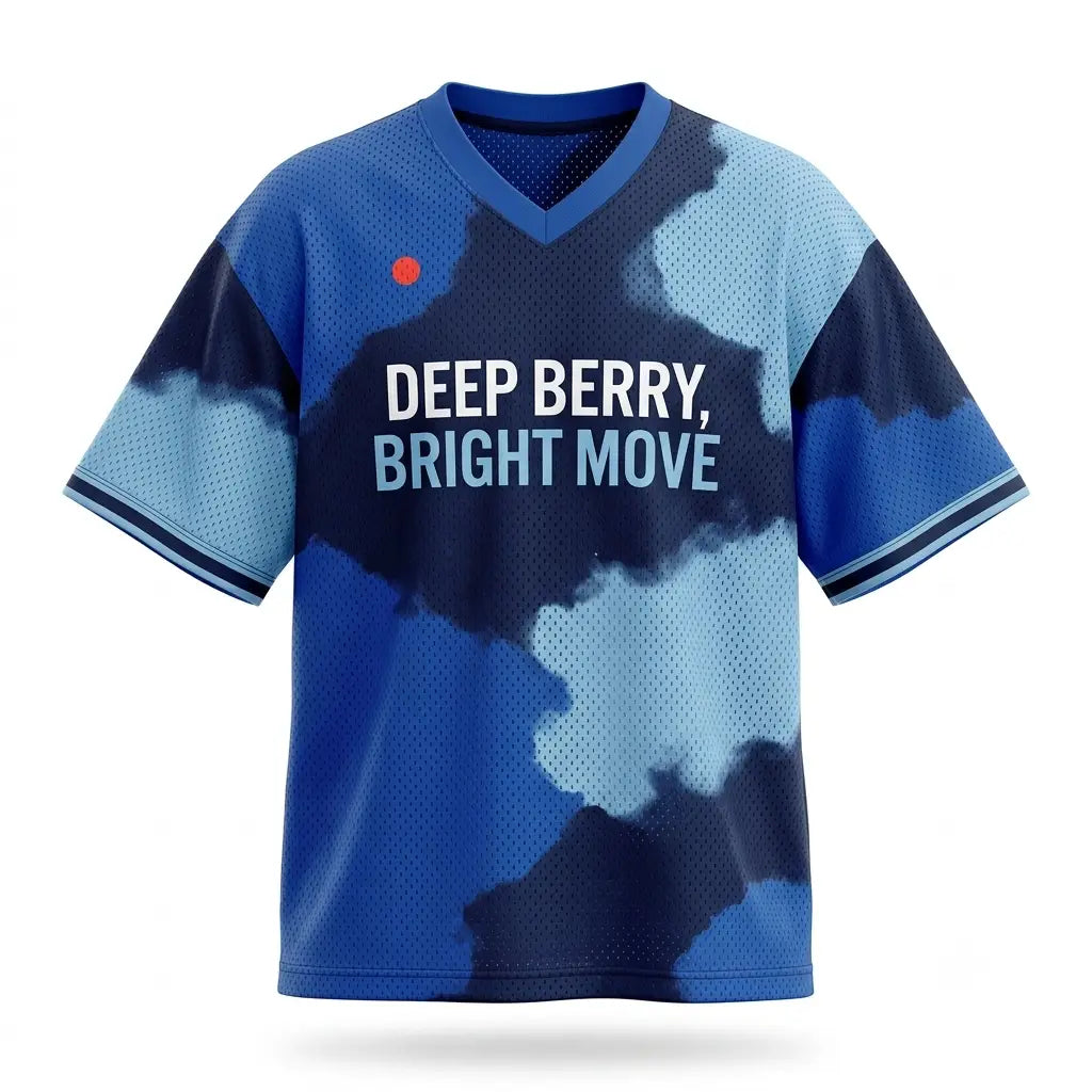 Deep Berry Bright Move Mesh Jersey Inspired by Awake NY x Air Jordan 6 Blueberry Jersey
