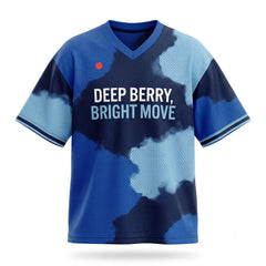Deep Berry Bright Move Mesh Jersey Inspired by Awake NY x Air Jordan 6 Blueberry Jersey