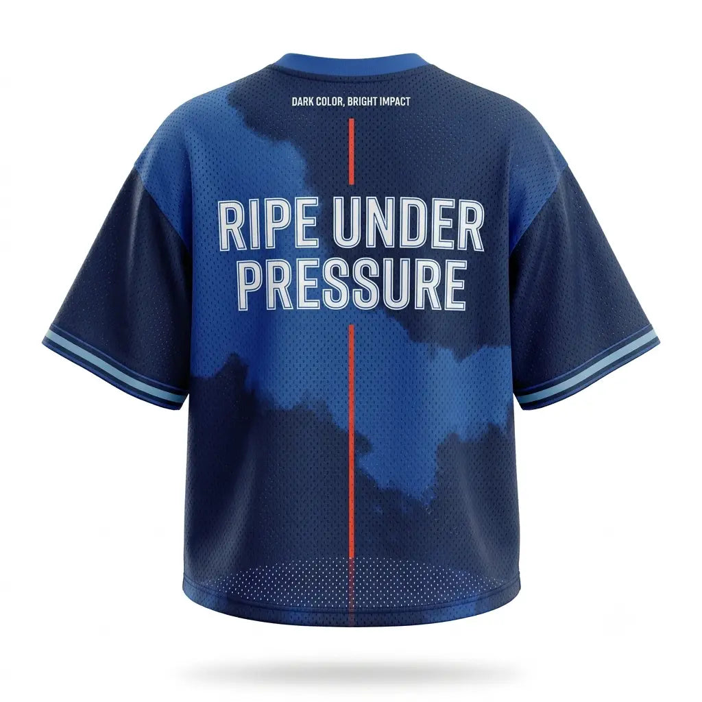 Deep Berry Bright Move Women Crop Top Mesh Jersey Inspired by Awake NY x Air Jordan 6 Blueberry Jersey