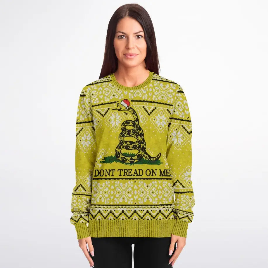 Don't Tread On Me Ugly Christmas Sweater