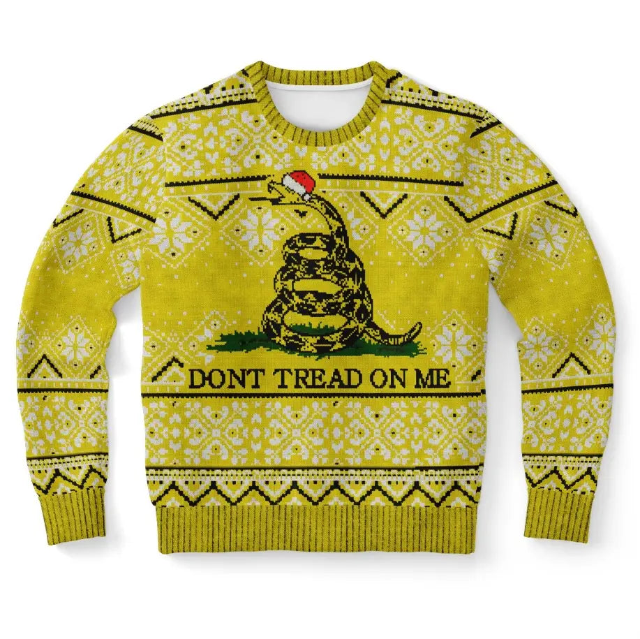 Don't Tread On Me Ugly Christmas Sweater