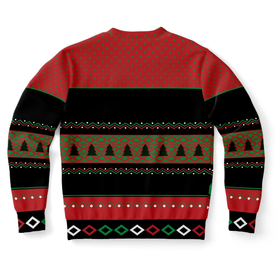 Dreaming Of a White and Red Christmas Sweater – Funny Ugly Holiday Sweatshirt