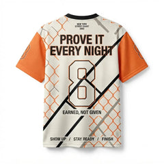 Earned Not Given Mesh Football Jersey Inspired by Kobe Bryant x Air Force 1 Lord of The Rings Jersey