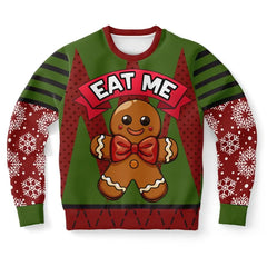 Eat Me Gingerbread Christmas Sweater – Funny Holiday Sweatshirt