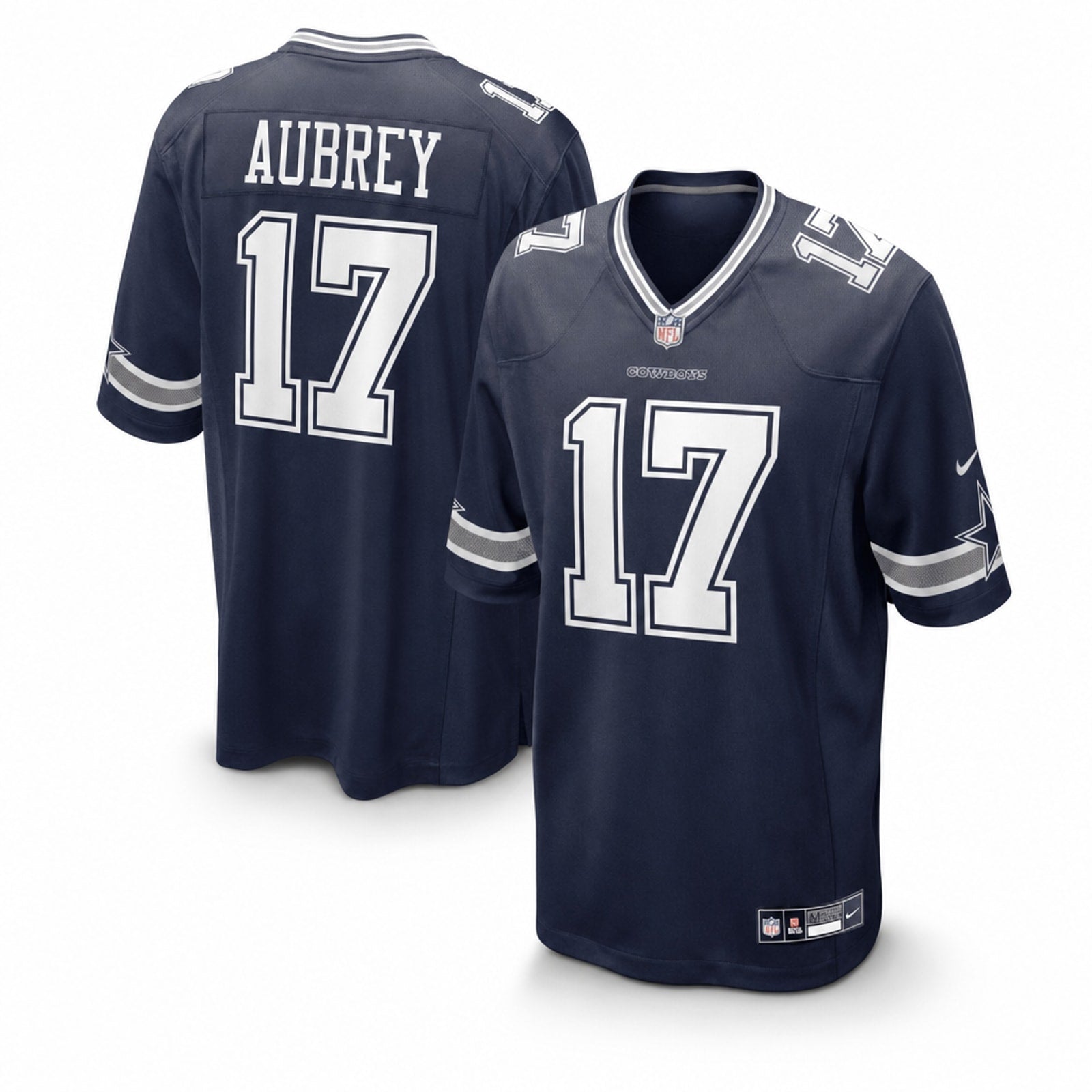 Dallas Cowboys Brandon Aubrey Polyester Game Jersey Navy - 1