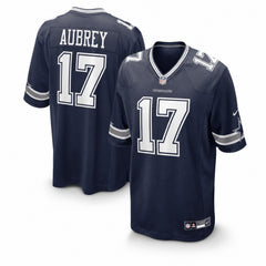Dallas Cowboys Brandon Aubrey Polyester Game Jersey Navy - 1