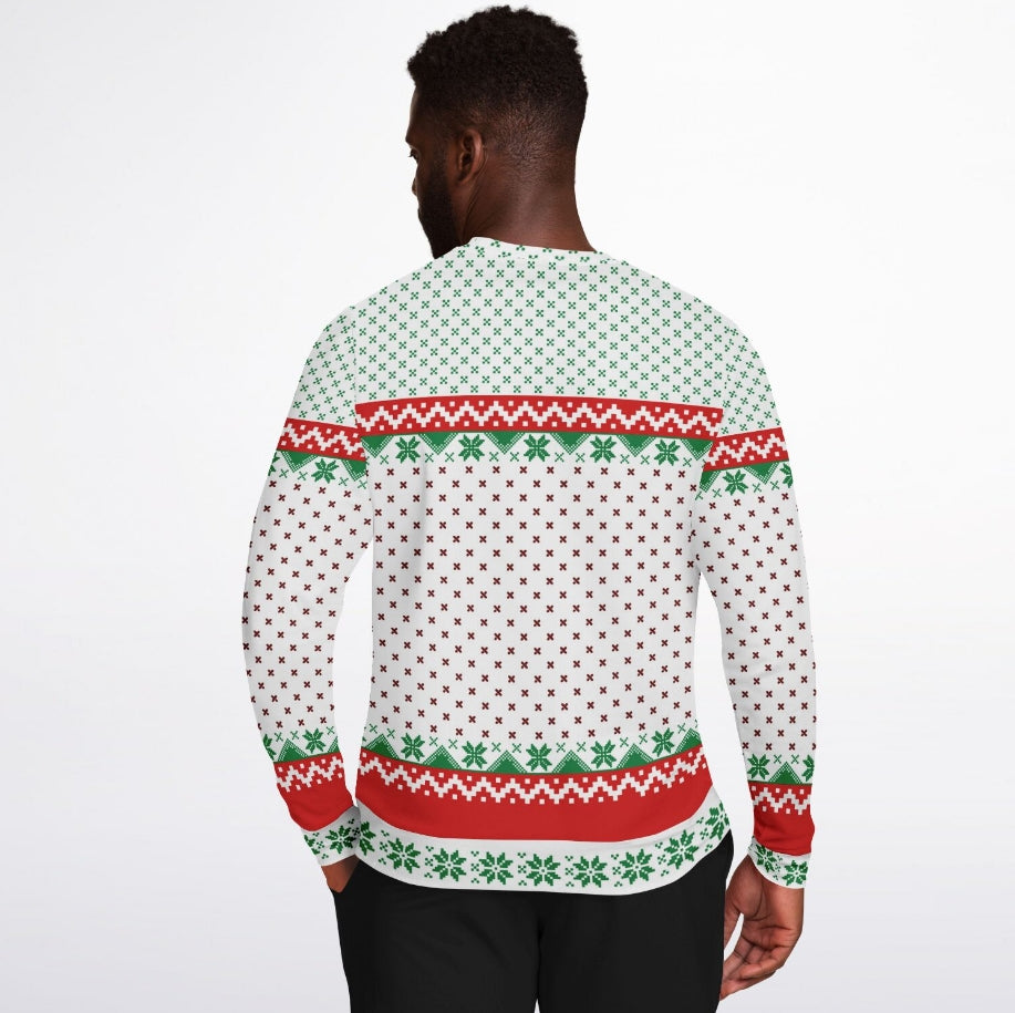 Fit for Christmas Christmas Sweater – Funny Ugly Holiday Sweatshirt