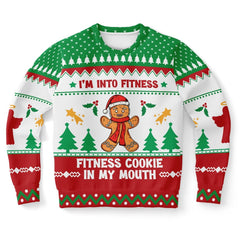 Fitness Cookie Christmas Sweater – Funny Ugly Holiday Sweatshirt