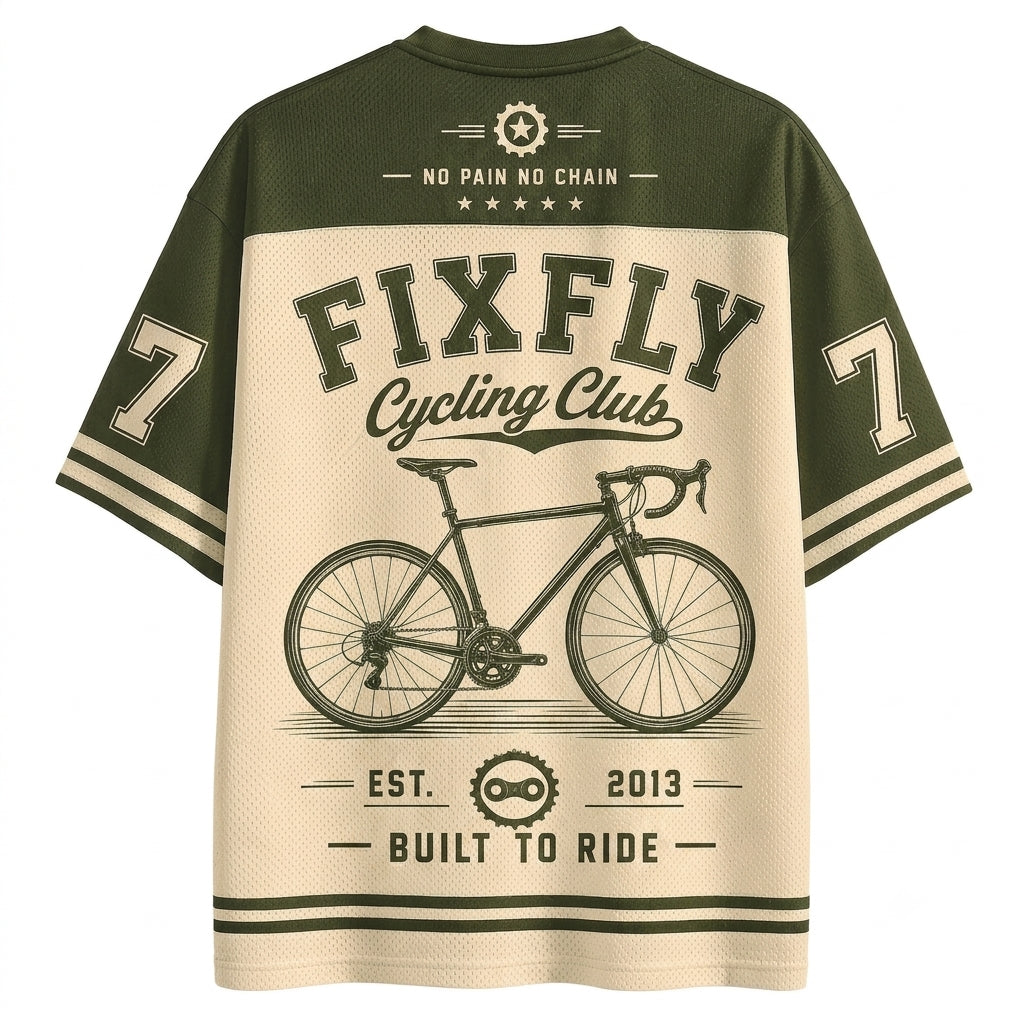 FixFly Built To Ride Cycling Club Mesh Jersey