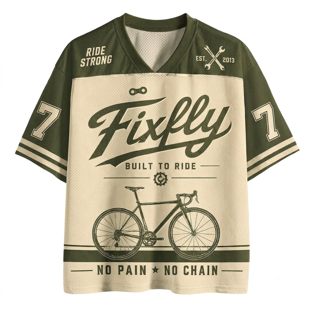 FixFly Built To Ride Cycling Club Mesh Jersey