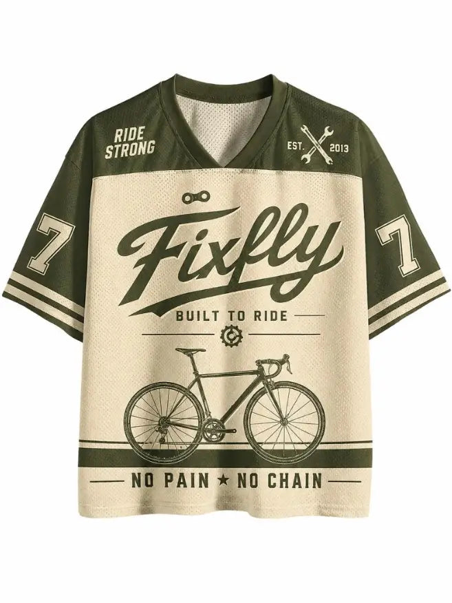 FixFly Built To Ride Cycling Club Mesh Jersey