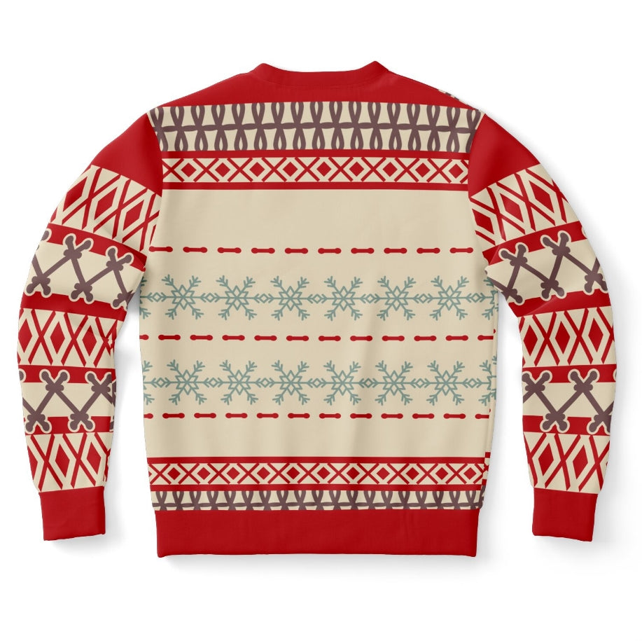 Fleece Navidad Christmas Sweater – Funny Ugly Holiday Sweatshirt