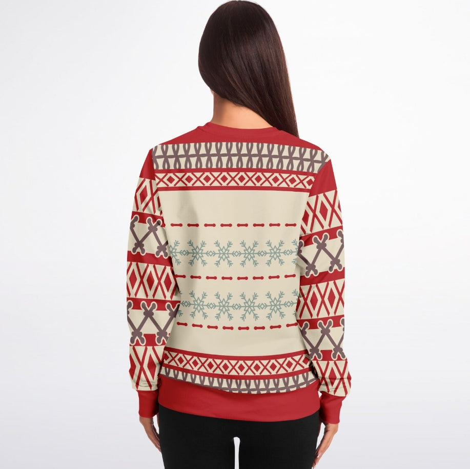 Fleece Navidad Christmas Sweater – Funny Ugly Holiday Sweatshirt