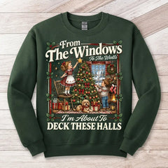 From Windows To The Walls Christmas Sweater – Funny Holiday Sweatshirt